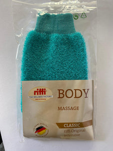 Body Massage Exfoliating Glove - Navy Blue